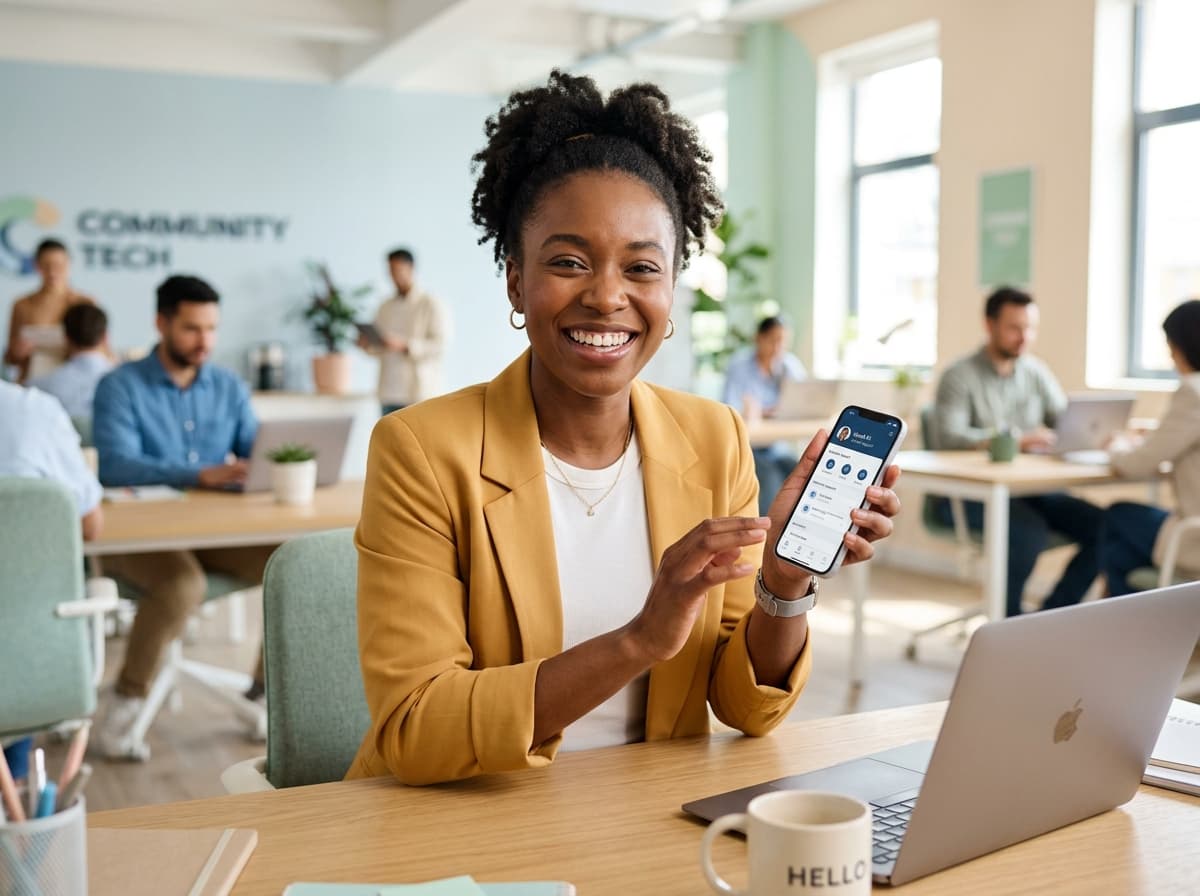 Sales team manager distributing WhatsApp leads